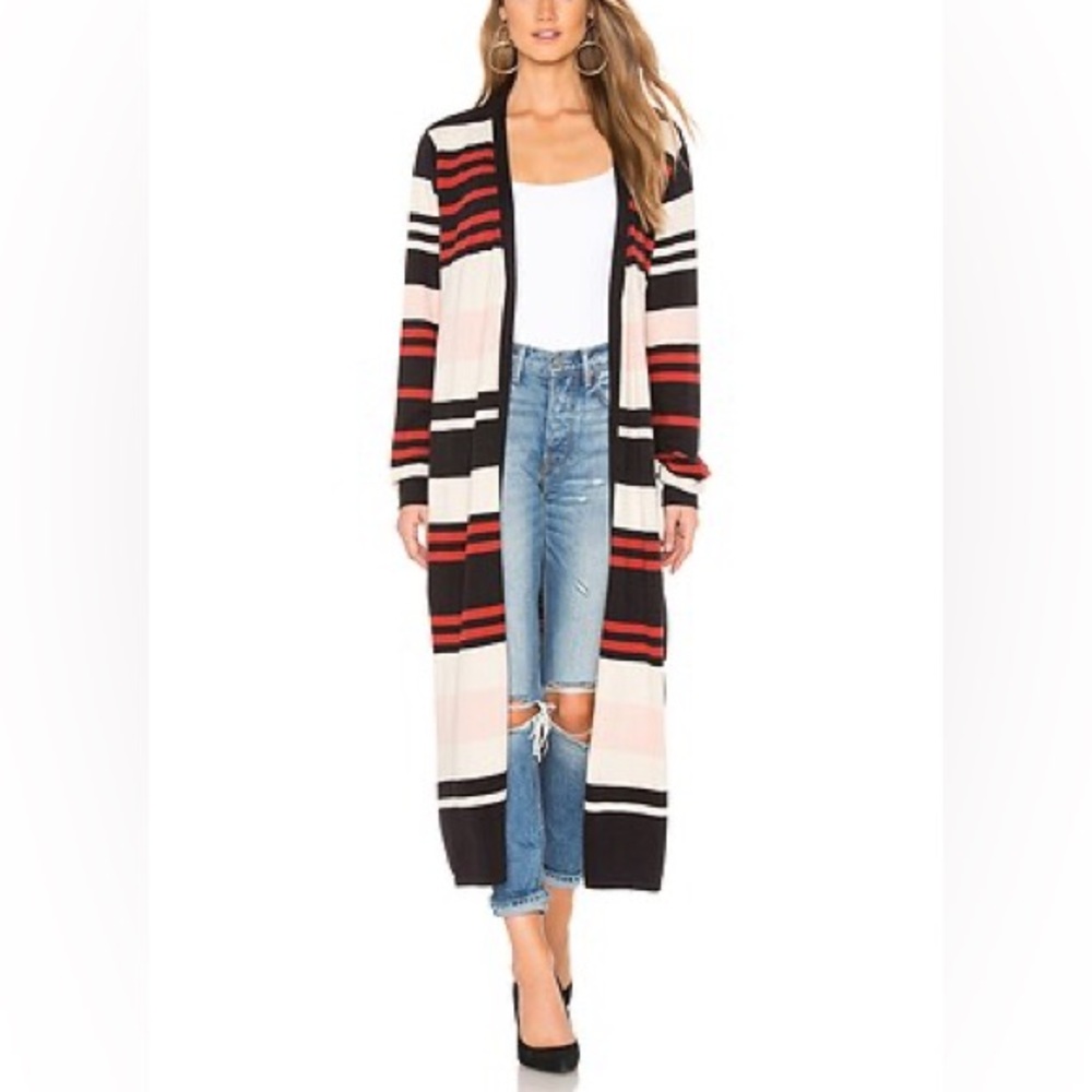 Callahan Multi-coloured cotton striped cardigan